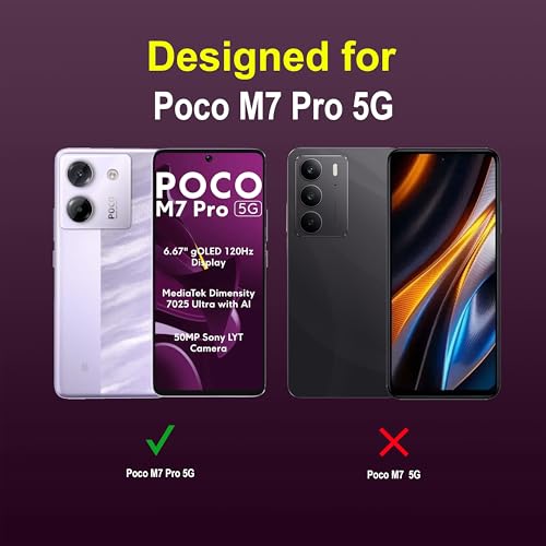 Image of Zapcase Back Case Cover for Poco M7 Pro 5G | Compatible for Poco M7 Pro 5G Back Cover | Liquid Silicon Magic Case with Camera Protection | Lavender