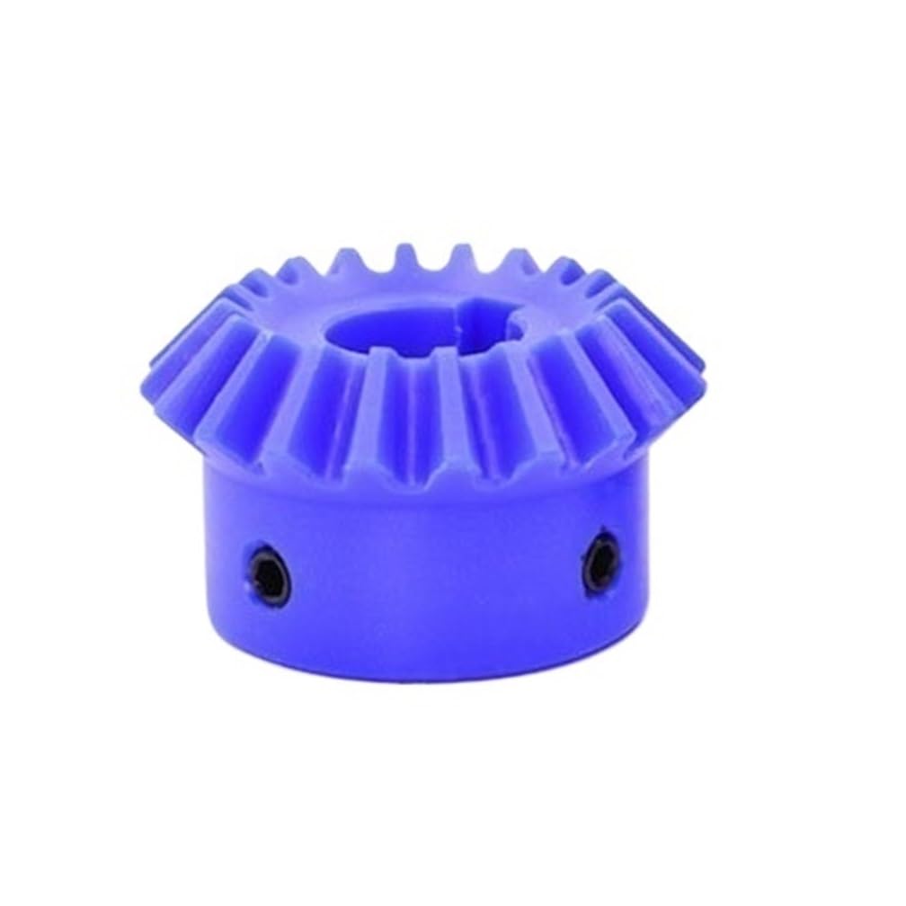 Cylindrical Drive 1pcs 90 Degrees 1 Module 20 Teeth Bevel Gear 8mm Inner Hole 4mm Keyway 1:1 Transmission Nylon Conical Bevel Miter Gear Rack Machinery