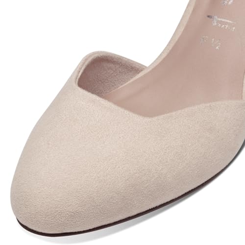 Tamaris Pumps Damen Vegan Elegant beige,EU 38 – Bild 3