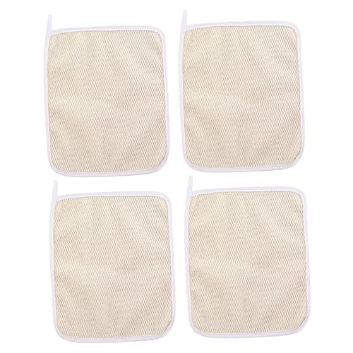 GALPADA 4Pcs Body Scrubbing Towels Nylon Exfoliating Bath Wash Towels for Skin Care Long for Reach and Material Gentle Texture for Smooth Skin