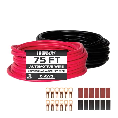 Câble d'alimentation 6 AWG haute conductivité Iron Forge Cable