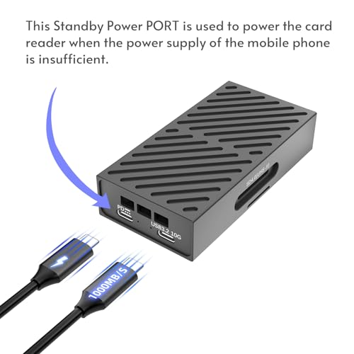 Lector y Enclosure 3 en 1 M.2 NVMe, CFexpress B, SD USB-C miniatura 5