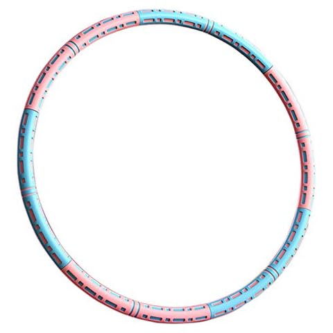 SIMIDA Fitness Hula Hoops with Stainless Steel Inner Core,Hula Hoops for Adults Exercise Wraped with Double-layer Foam,6 Section Opti Weighted Hula Hoop for Weight Loss and Abdominal Shaping Cover