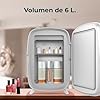 Cecotec Nevera Pequeña de Cosméticos 6L Bamba CoolingBeauty 6000 Mirror Rose. Mini Frigorífico con Puerta con Espejo Exterior, Lud LED con 3 Intensidades, Enfriamiento de hasta 10ºC #3