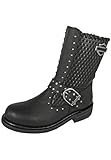 Farbe: Black (Schwarz) Harley Davidson Damen Bikerstiefel Schwarz, Schuhgröße:EUR 37