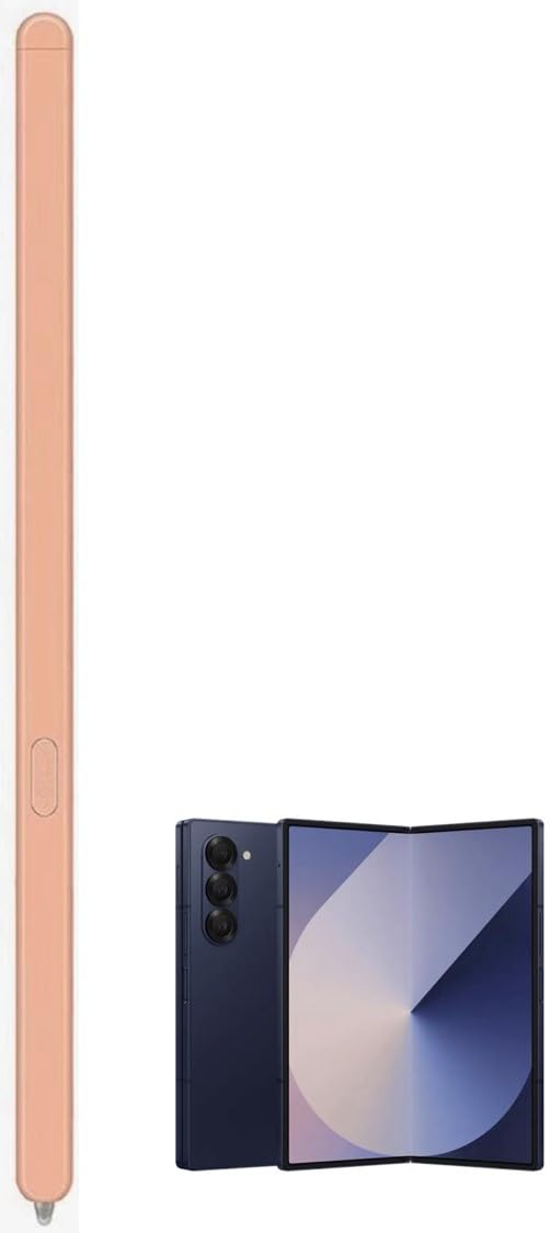 for Galaxy Z Fold 6 Stylus Pen Fold Edition Replacement for Samsung Galaxy Z Fold 6 5G S Pen Galaxy S Pen Fold Edition Touch Stylus with Nibs (Orange)