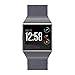 Aiiko Compatible with Fitbit Ionic Bands, Metal Stainless Steel Large Size Strap,Comfortable Adjustable Closure Wrist Sport Band Replacement for Fitbit Ionic Smart Watch - Gray-L