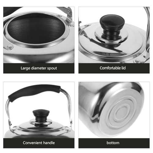 Bouilloire sifflante pour cuisinière gaz lors du thé - 4