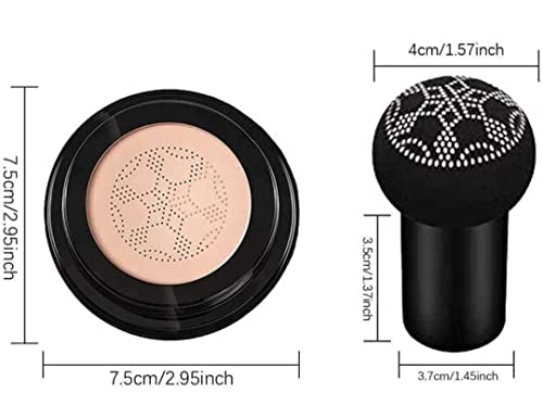 Image of Air Cushion Mushroom BB & CC Cream Water Proof Foundation Concealer Cream - 20 g, and Skin Base Face Prep+Primer Pack of 2.
