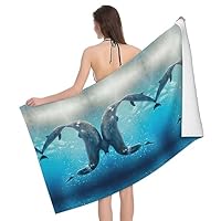 Serviette De Bain Bibulous En Microfibre Avec Drapeau De L'Espagne (Type Horizontal) Adaptée