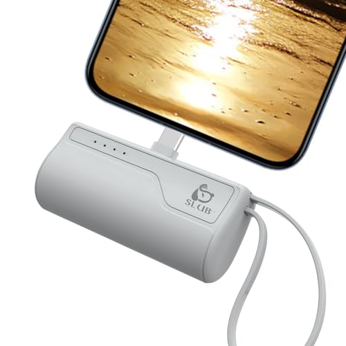 Amazon | モバイルバッテリー 5000mAh Type-Cコネクター内蔵 直接充電
