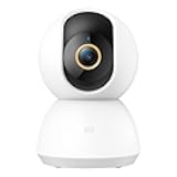 Smart Camera C300, 2K Clarity, 360° Vision, AI Human Detection, F1.4 Large Aperture and 6P Lens, Enhanced Color Night Vision in Low Light, Full Encryption for Privacy Protection, White