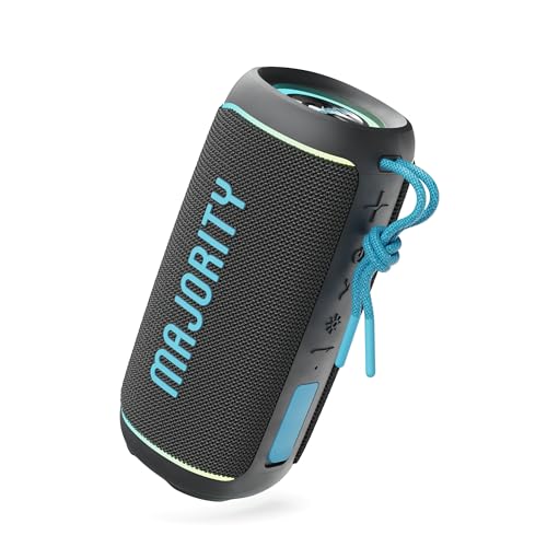 MAJORITY Move 2 Portable Bluetooth Speaker WIreless| LED Party Lighting