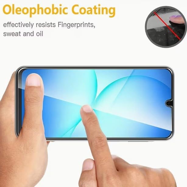 Lot de 3 Verre Trempé pour Samsung Galaxy A16/A17/A26 5G, Film Protection Ecran, Dureté 9H
