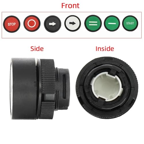 Botón de inicio de 22 mm XB2 verde con flecha para paneles de control en talleres modernos 6