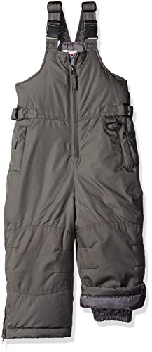 iXtreme Little Boys' Toddler Snow Bib, Grey, 4T