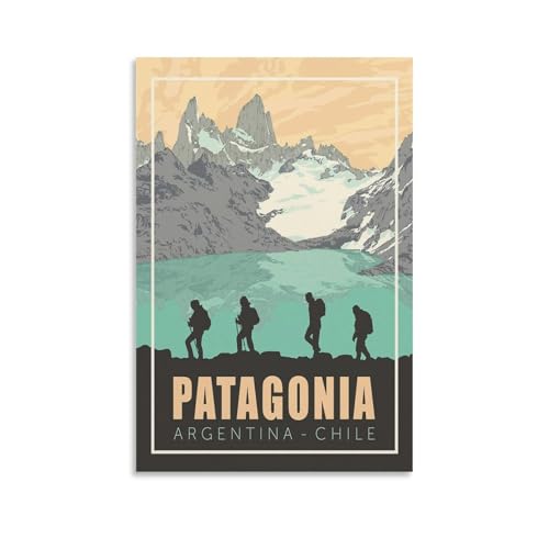 GJrjdb Affiches de voyage vintage au Chili 20 x 30 cm