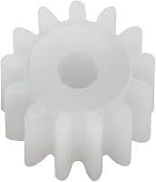 Vista 12 de Bettomshin 50 Uds 0.5 módulo de engranaje de plástico 092A polea eje de correa robot motor RC mano DIY piezas mecánicas kit blanco