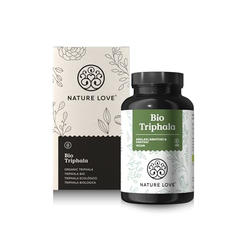 NATURE LOVE® Bio Triphala - Hochdosiert mit 500mg...