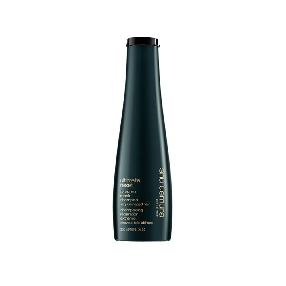 Shu Uemura, Extreme Repair Shampoo Ultimate Reset, Very Damaged Hair, Enriched with Rice Extract, Repairs & Strengthens, 300 ml
