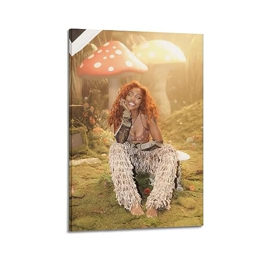 Solána Imani Rowe-7 - Póster en lienzo para pared, decoración de regalo, para el hogar, oficina, dormitorio, decoración, 20 x 30 cm, estilo marco