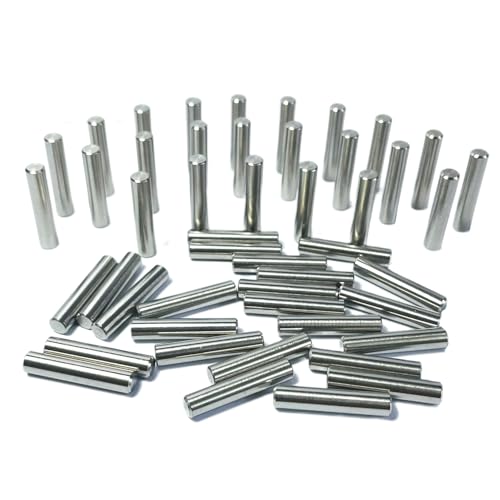 image for ZDingTech 50pcs 5mm x 25mm Dowel Pins,5mm Metal Dowel pins M5 5mm Shel