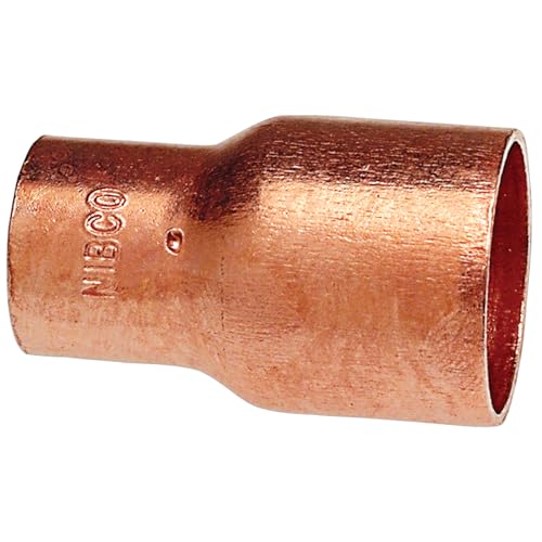Image of NIBCO Fig No 600R-CB, 3 /4 in. x 1 /2 in. Copper Reducing Coupling, Cup x Cup, Solder