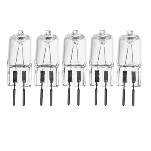 TYKGSQIP 220V 50W 75W 100W G6.35 pin Halogen Light Source 3000 Hours Long Life 2700K GY6.35 Indoor Lighting Replacement Bulb(10pcs/220V 100W)