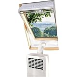 Tiajingzi Set de sellado de ventanas con aire acondicionado, sellado con manguera de aire acondicionado portátil, juego de ventanas, para casa, apartamento, residencia universitaria, dormitorio, salón