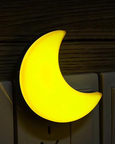 Lámpara de Noche Inteligente Moon Luz Cálida Sensor