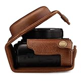 MegaGear MG1436 Ever Ready Genuine Leather Camera Case compatible with Panasonic Lumix DMC-TZ100, DC-TZ200, Brown - Image 8