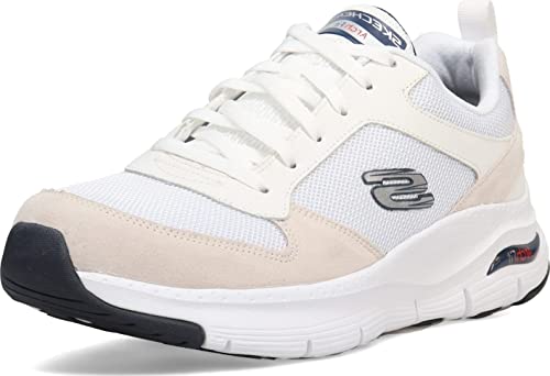 Skechers Homme Arch Fit-servitica baskets de marche à soutien plantaire noir