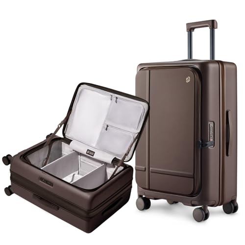 NINETYGO 25" Checked Luggage with Cup Holder & TSA Lock