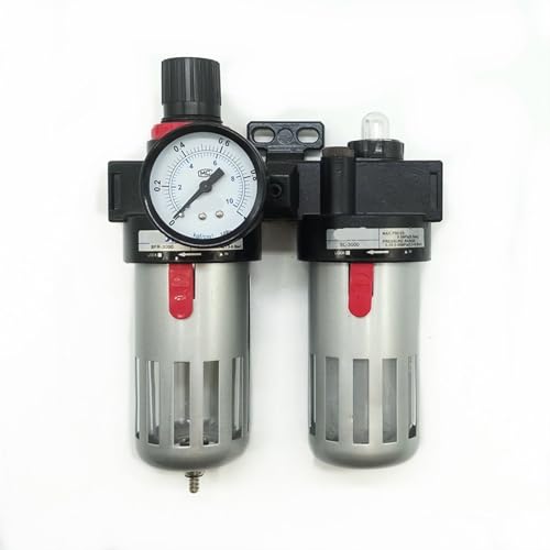 BFC3000 Air Filter Regulator Lubricator Combinations 3/8 Inch Port Thread F.R.L Unit 1Pcs