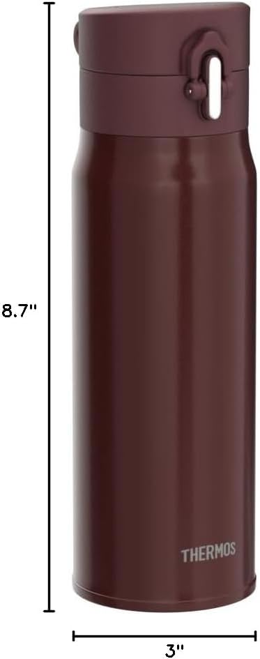 サーモス(THERMOS) JOH-500 Water Bottle, 500ml, winered