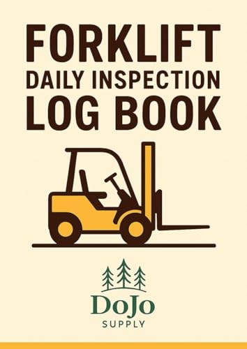 Forklift Daily Inspection Log Book: For Workplace Safety Compliance | A4 Landscape Format | 100 Inspection Pages