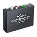 4K HDMI Audio Extractor,Aerctor HDMI to HDMI + Optical Toslink(SPDIF) + RCA(L/R) Stereo Analog Outputs Video Audio Splitter Converter Support 4K,Black