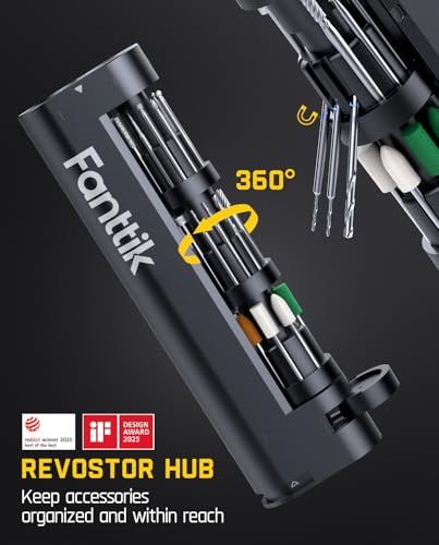 Fanttik F2 Master Mini Cordless Rotary Tool Kit 4V & Fanttik A10 Pro 2-in-1 Digital Laser Tape Measure with HD IPS Color Display