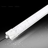 IP65 Schutzklass: IP65 Wasserdicht geeignet für in der Außen- und Innenbereich, z,B Garage, Supermarkt, Fabrik, Korridor, Lagerhalle, Tiefgarage usw.