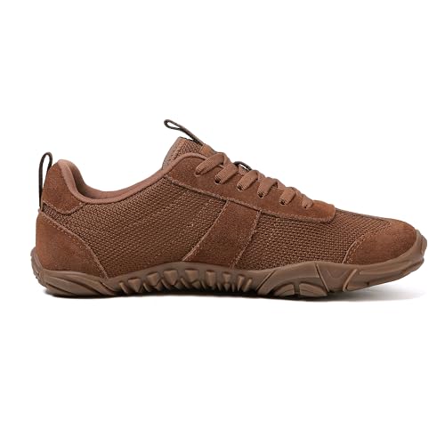 Image of UBFEN Womens Barefoot Shoes Mens Wide Toe Box Zero Drop Minimalist Sneakers | Laces Up, Lightweight, Breathable, Comfortable, Suitable for Walking, Travel, Light Hiking, Trail Running, Tennis, Daily Wear