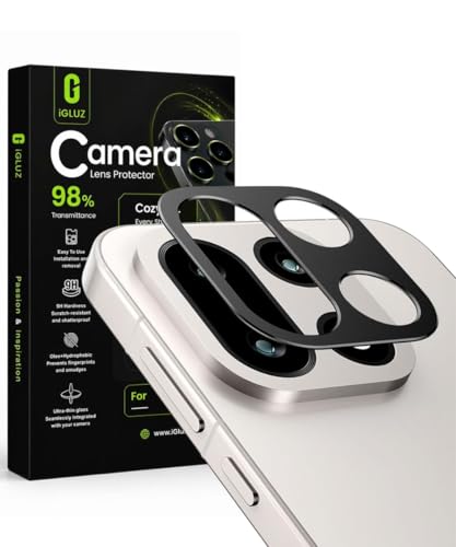 Image of iGluz Compatible with Oneplus 15 Camera Lens Protector (1 Pack) | Premium 9H Tempered Glass Camera Guard | Ultra Clear HD | Scratch Resistant | Case Friendly Fit | Bubble Free Easy Installation
