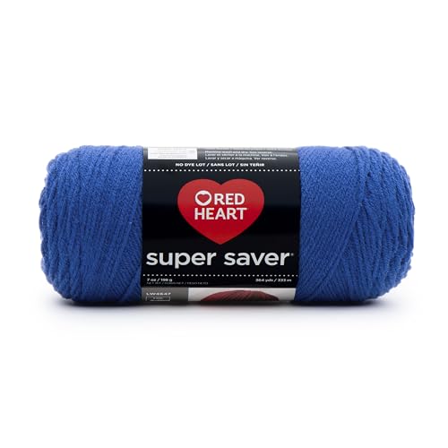 Red Heart Super Saver Economy Yarn, Royal (E300.0385)