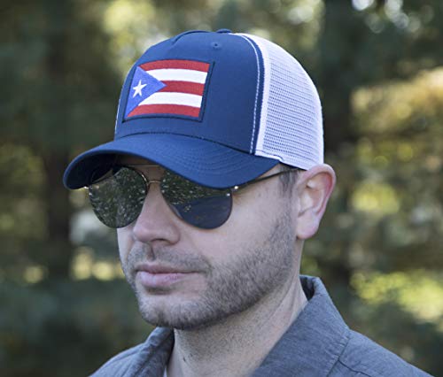 Image of International Tie State Hat for Men and Women, Adjustable Snapback Trucker Baseball Cap with Embroidered Patch