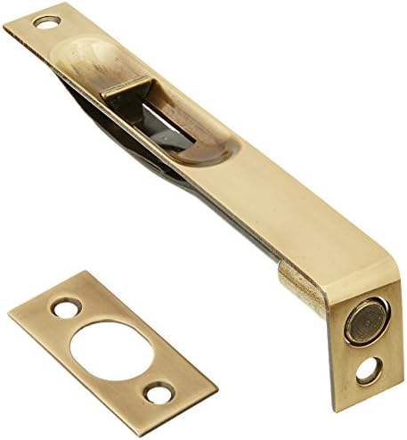 Flush Mounted Door Bolt in Antique Brass. Antique Hardware for Door. image 2