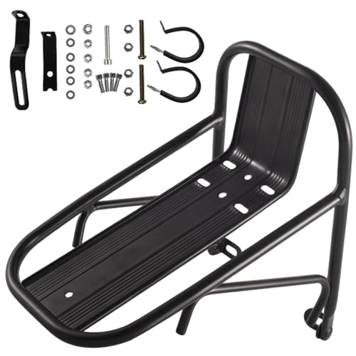 Porte-bagages avant vélo haut de gamme en aluminium robuste freins V disque