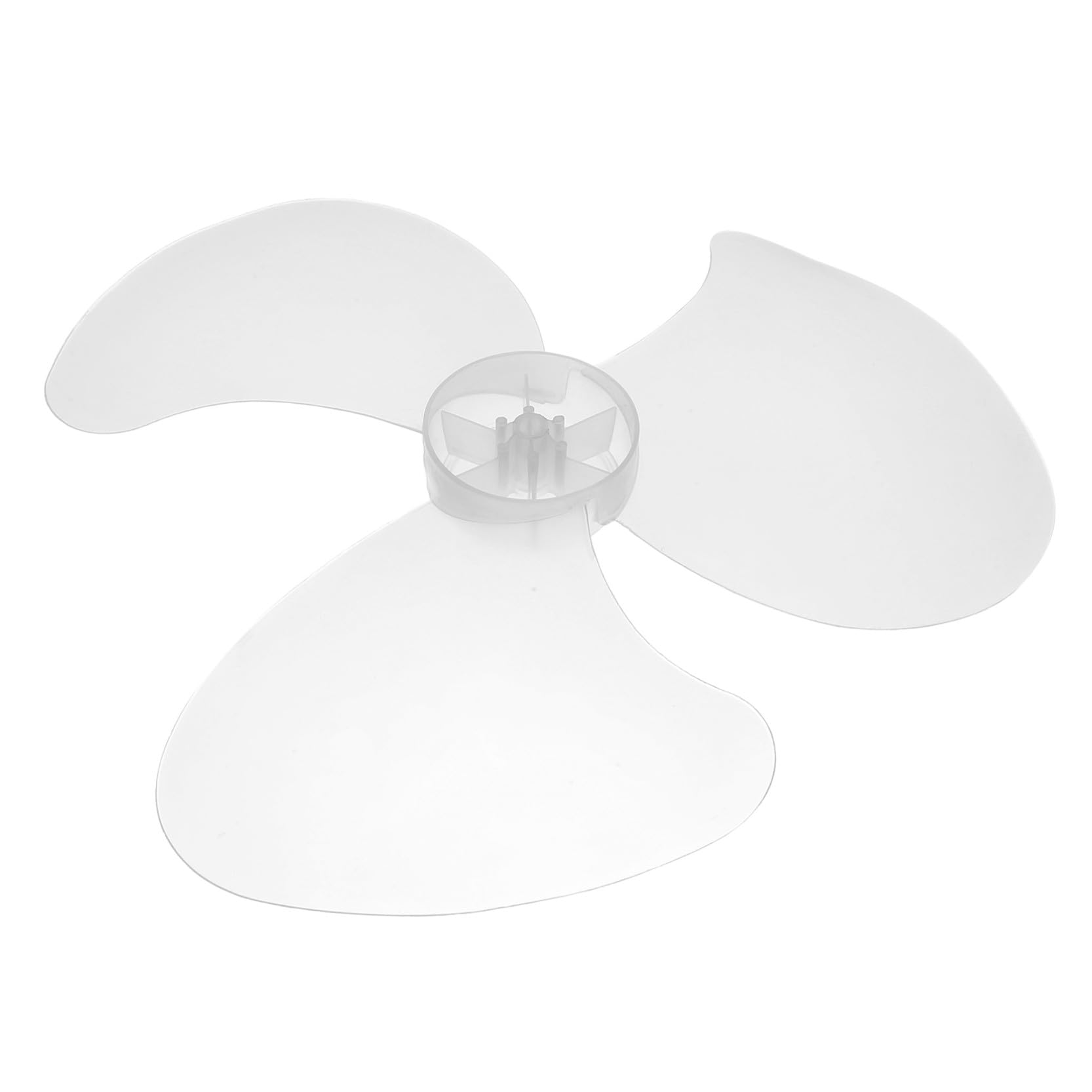 Pala di Ricambio Ventilatore da Soffitto in Plastica Rigida Bianca Design a Tre Lame Leggera e Resistente al Calore per Festa e Ventilatore Verticale