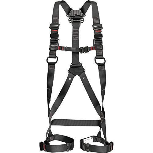タジマ フルハーネス安全帯ZA 軽量アルミ ワンタッチ腿バックルモデル Mサイズ黒 AZAM-BK