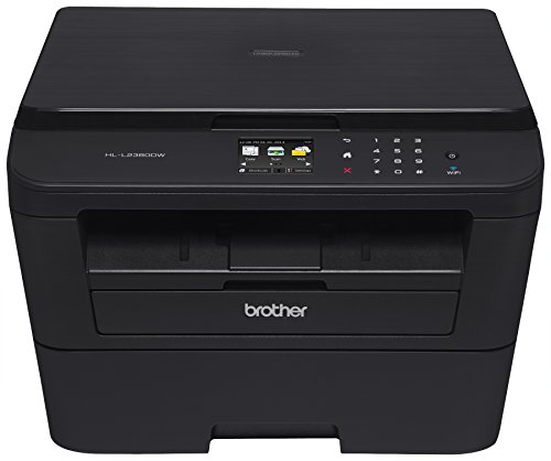 Brother Printer EHLL2380DW Wireless Monochrome Printer with Scanner & Copier (Certified Refurbished)