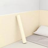 Pannello Isolante Termico Adesivo Decorativo Antimuffa per Interni 5mm XPE Schiuma Moderna Carta da Parati Autoadesiva Anti Umidità/Antimuffa/Impermeabile per Soggiorno Camera,Giallo,0.5mx3m
