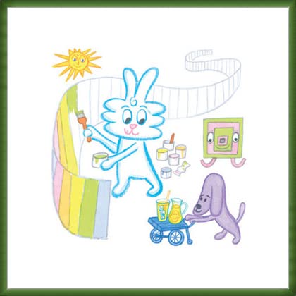 ロドニーAグリーンブラット　サンダーバニー　絵画 ジクレー版画 ロドニー・A・グリーンブラット サンダーバニー 未